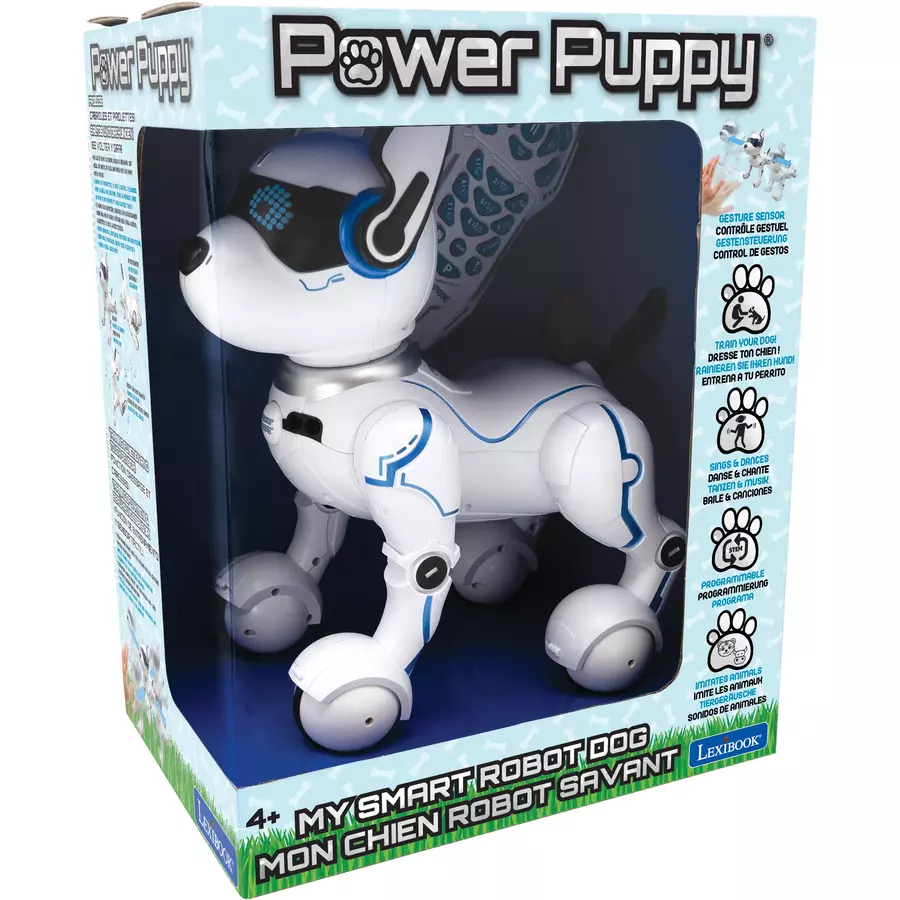 LEXIBOOK Power Puppy - Programmierbarer Lernroboter mit Fernsteuerung