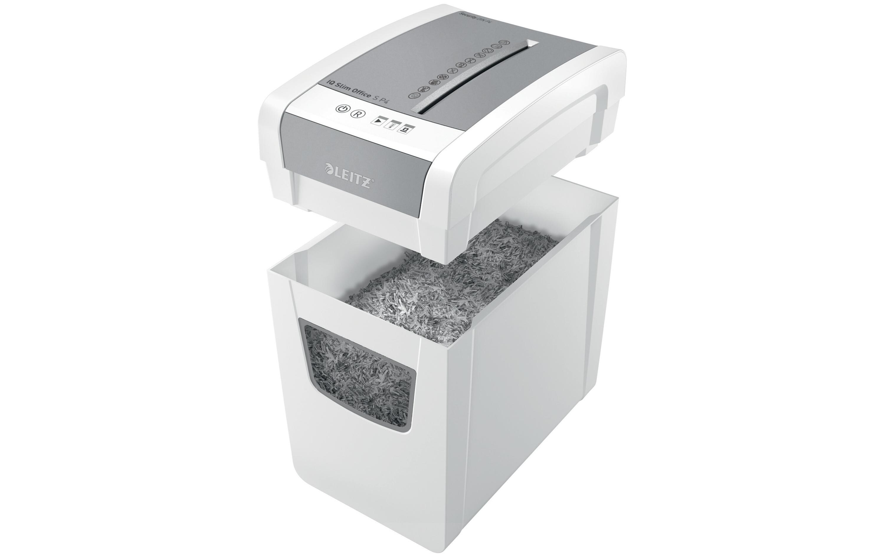 Aktenvernichter IQ Slim Office S P-4, 12 Blatt<br>Manueller Aktenvernichter für sichere Vernichtung vertraulicher Unterlagen