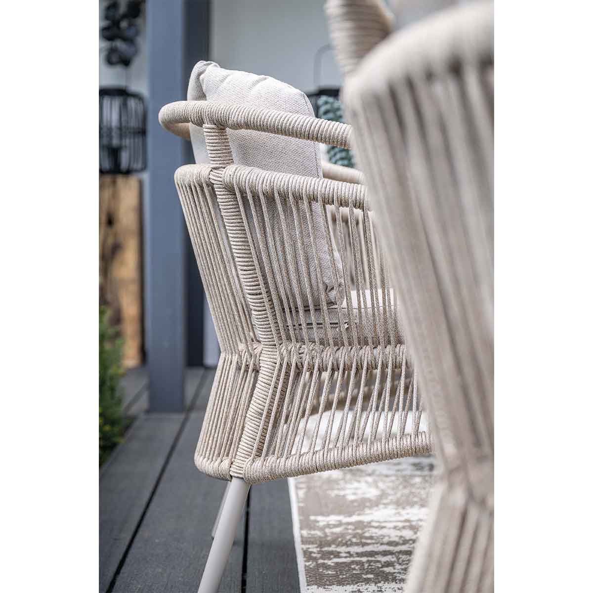 Garden Impressions Prato dining fauteuil - taupe
