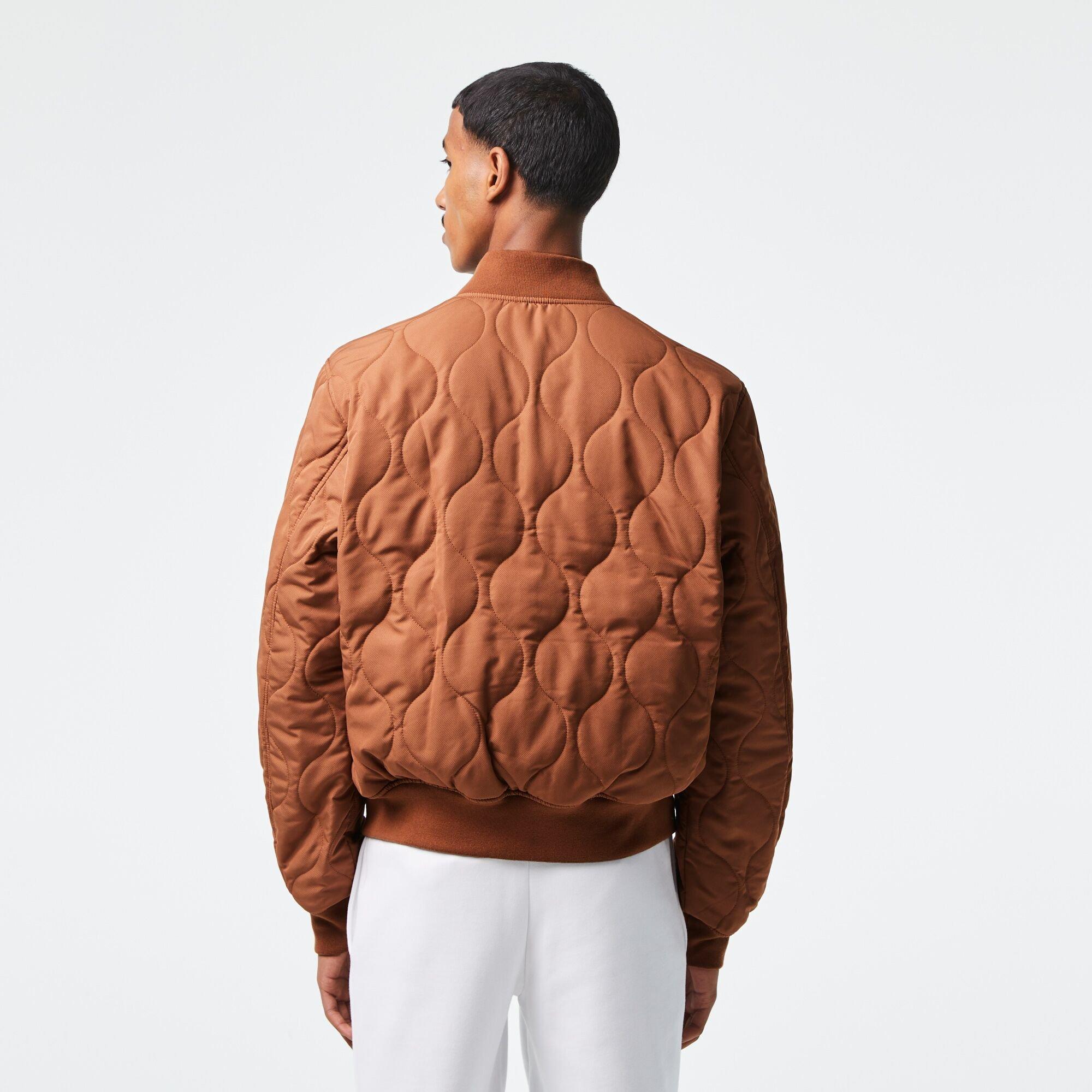 Lacoste Water-Repellent Padded Bomber Jacket