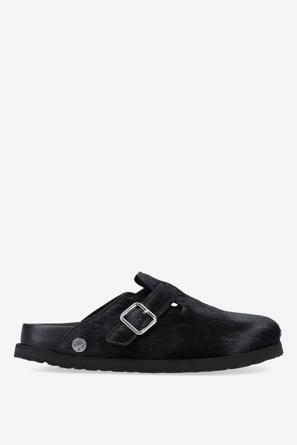 Boston fur ponyhair clogs