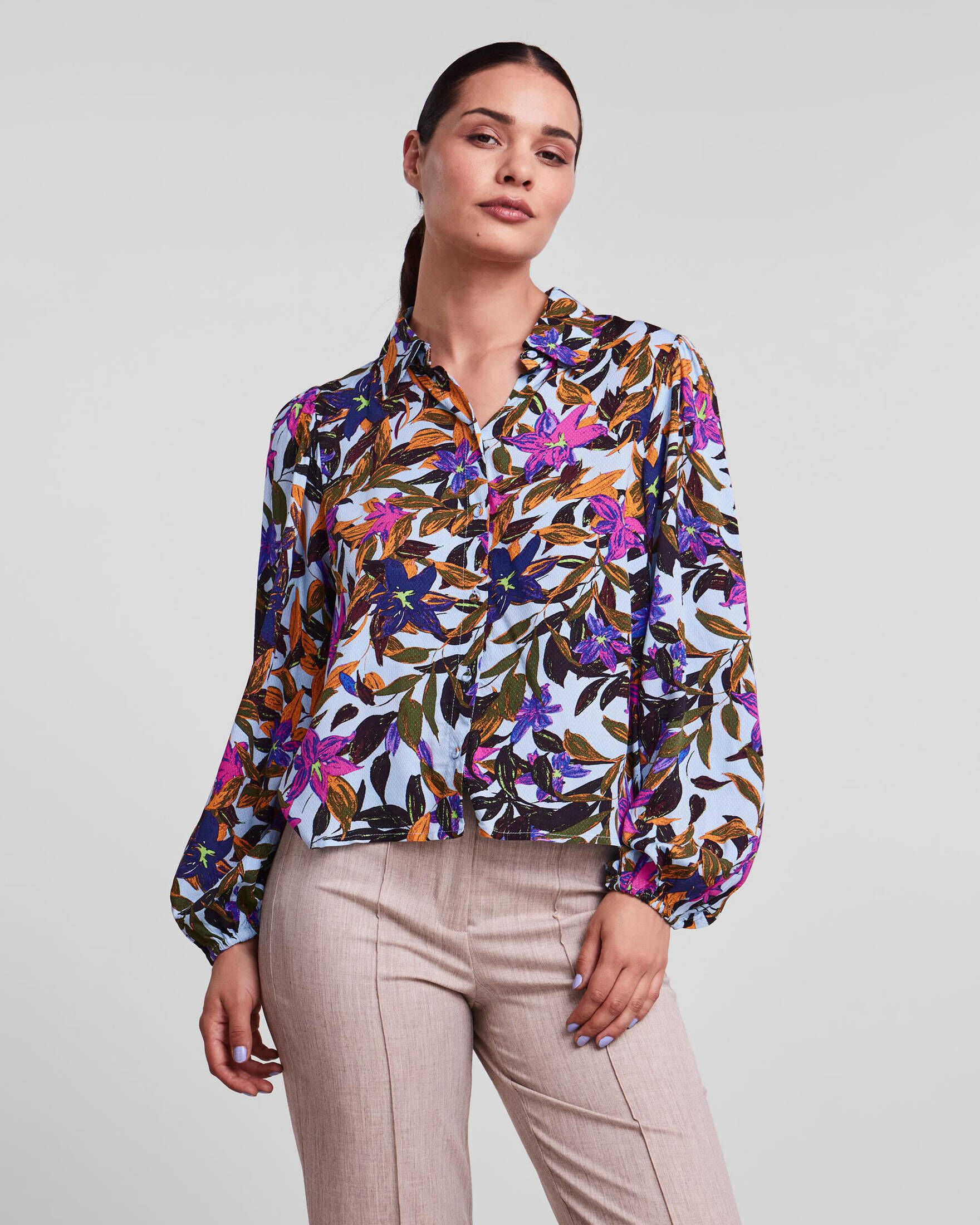 YAS| Damen Bluse YASASTARA Langarm