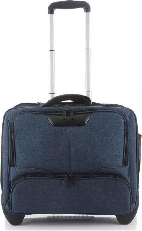 Dermata Business Laptop Trolley Canvas 3456CV Petrol