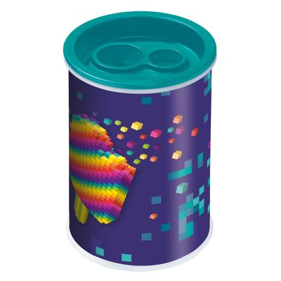 Maped Pixel Party - Taille-crayons canette - 2 trous - disponible dans différentes couleurs