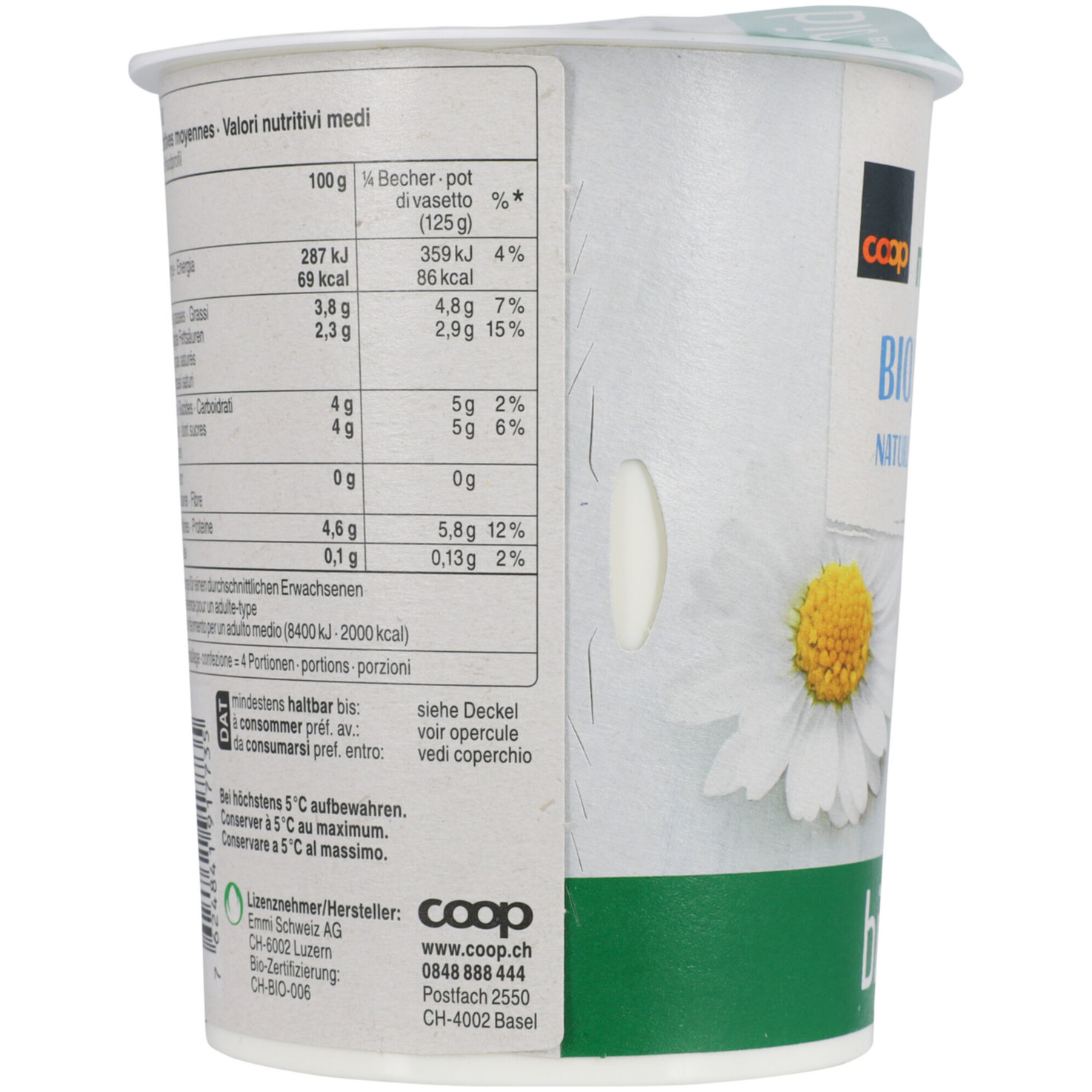 Naturaplan Bio Joghurt Natur -