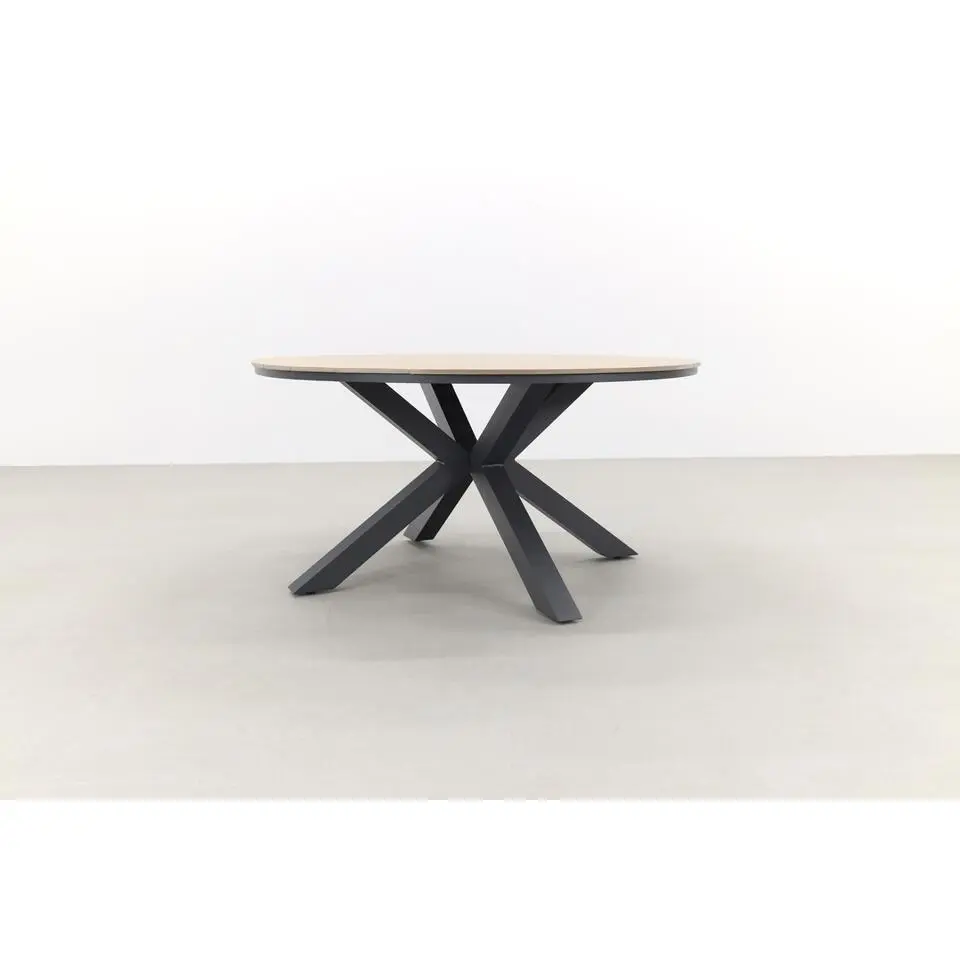 Jasmine natural / Garden Impressions Edison 148 cm. - ronde tuinset