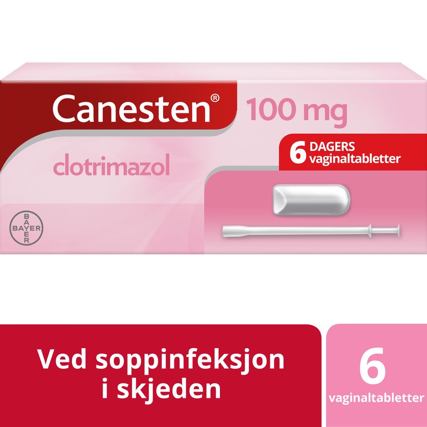 Canesten vaginaltabletter 100 mg