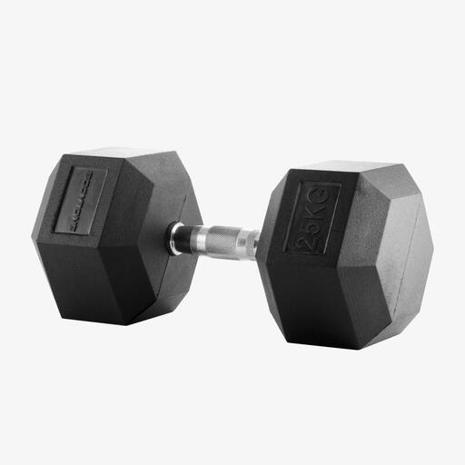 Halteres hexagonais Bodytone de 25 kg