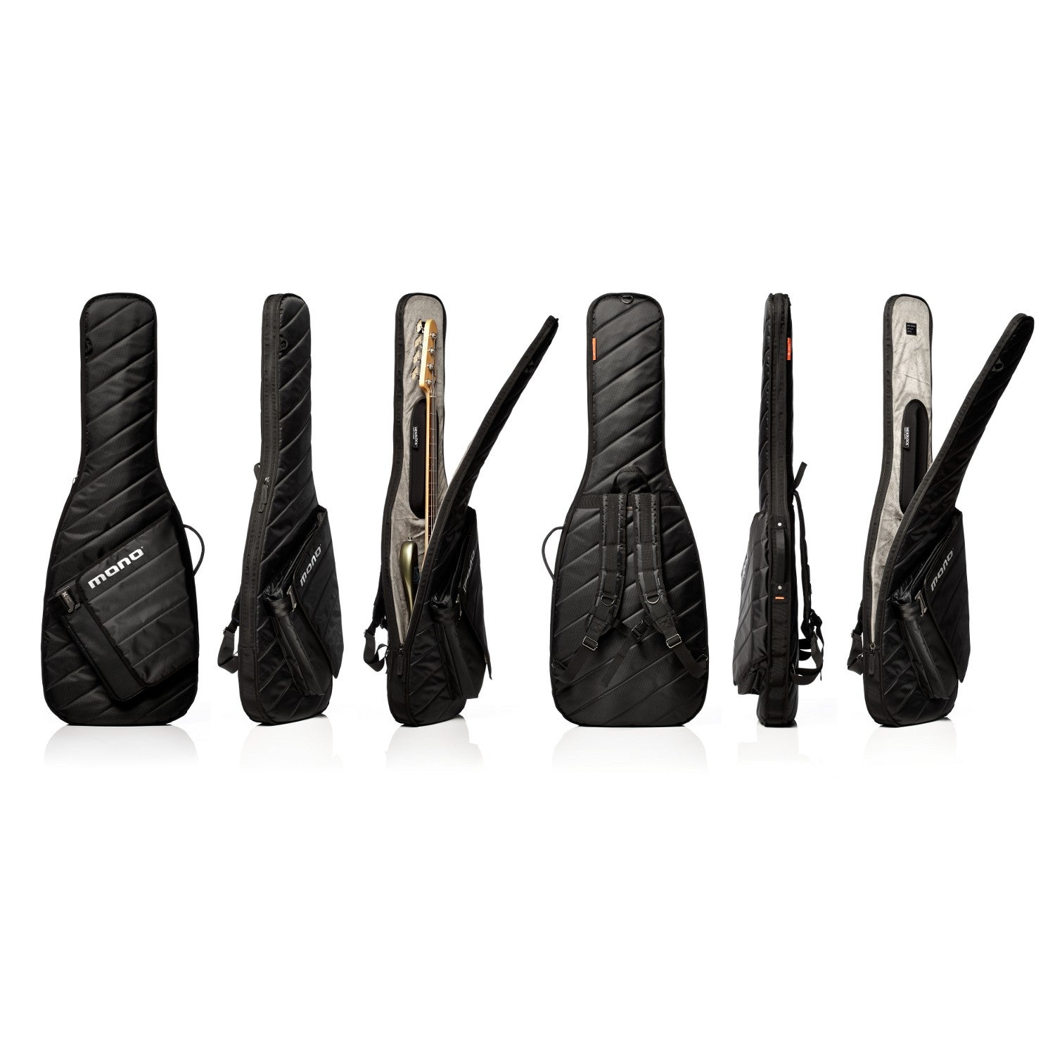 Mono M80 Bass Sleeve Jet Black gigbag voor basgitaar