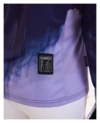 Maillot Manches Longues Femme Dharco Gravity Blanc/Bleu
