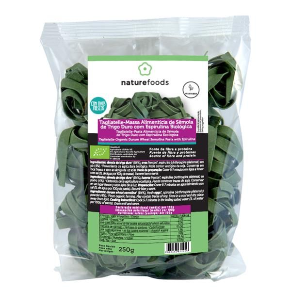 Tagliatelle Com Espirulina Biológica