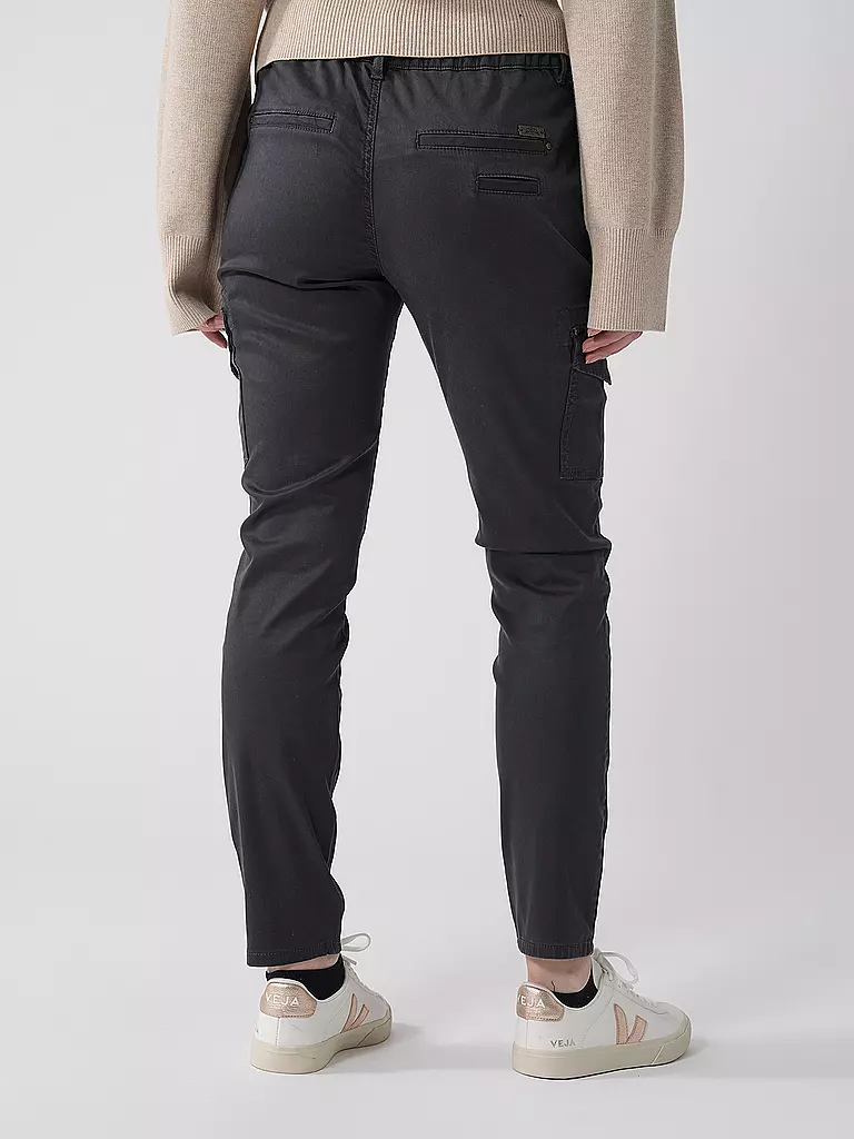 MOS MOSH Cargohose MMGILLESTIMAFPANT grau