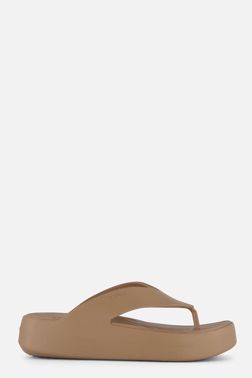 Crocs Getaway Platform Flip Slippers bruin Rubber