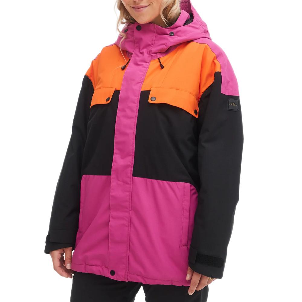 O'Neill Manteau de ski O'Neill Noir/Rose Femme Tanzanite Jacket
