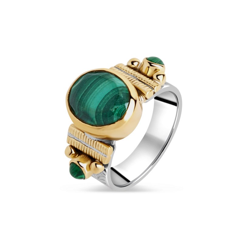 Bague Lison Malachite