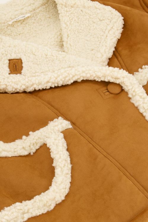 Cognac suède teddy jasje