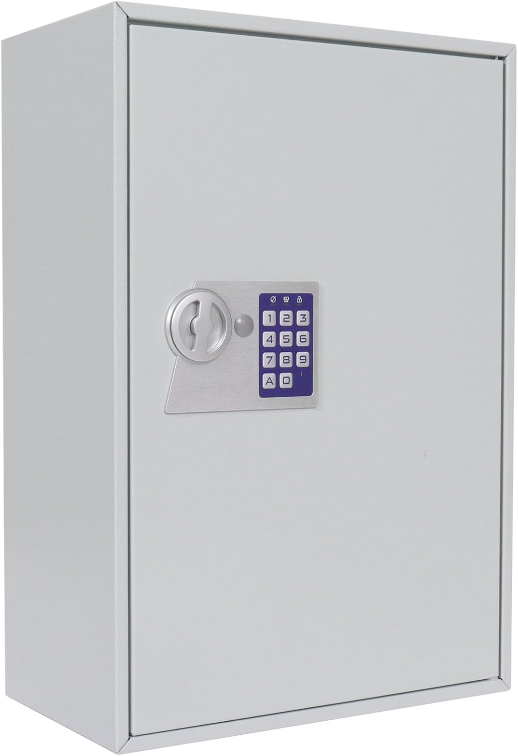 Profirst Schlüsselschrank Elea 250, Elektronikschloss, mechanische Notöffnung, Lichtgrau, BxH 38x55 cm, 250 Haken, inkl. Befestigungsmaterial