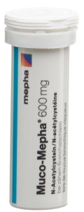 MUCO Mepha Brausetabletten 600mg, 10 Stück
