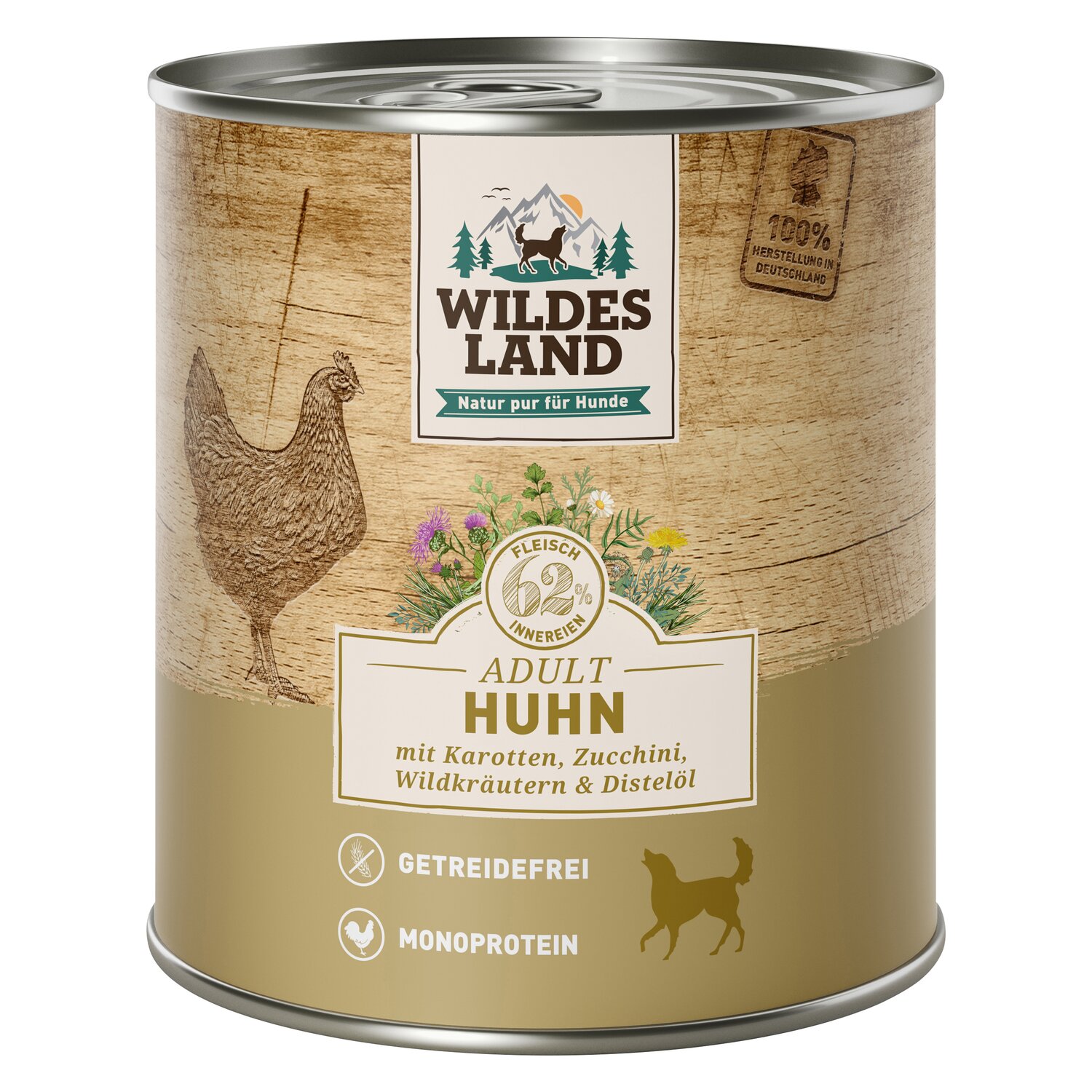 WILDES LAND Nassfutter Classic Adult  - Rind