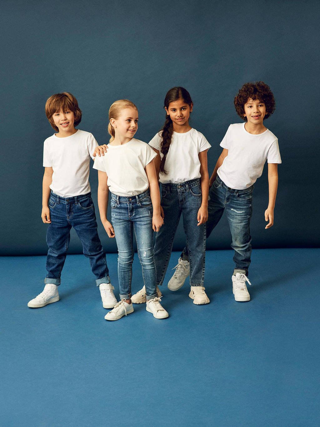 NAME IT skinny jeans NKFPOLLY medium blue denim