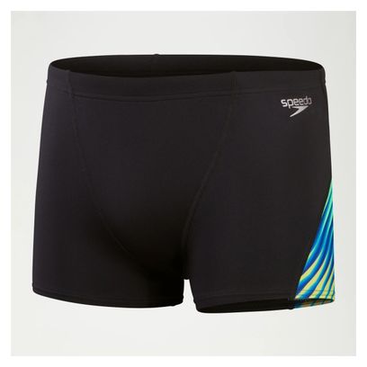 Maillot de Bain Speedo Allover Digital Noir / Bleu