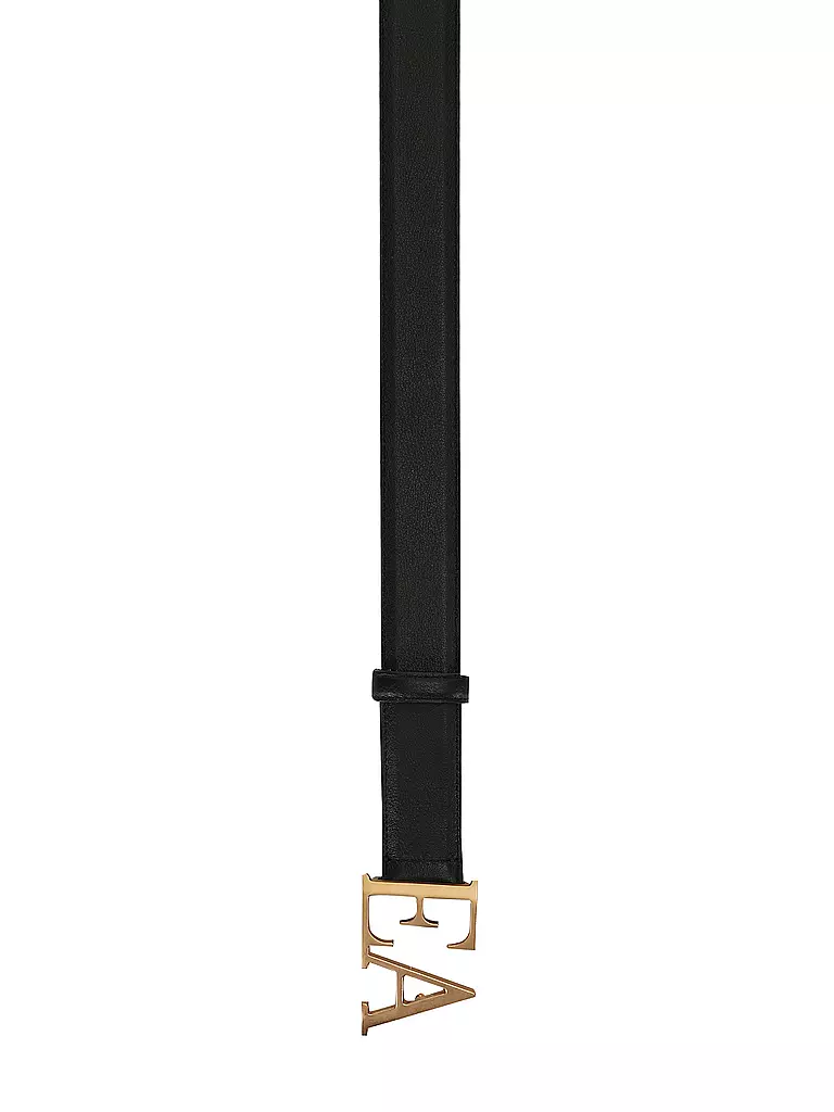 EMPORIO ARMANI Ledergürtel  schwarz