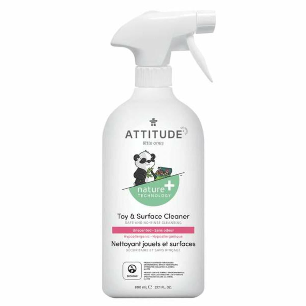 Attitude Little Ones Speelgoed- en Oppervlakte Reiniger Geurvrij800 ml