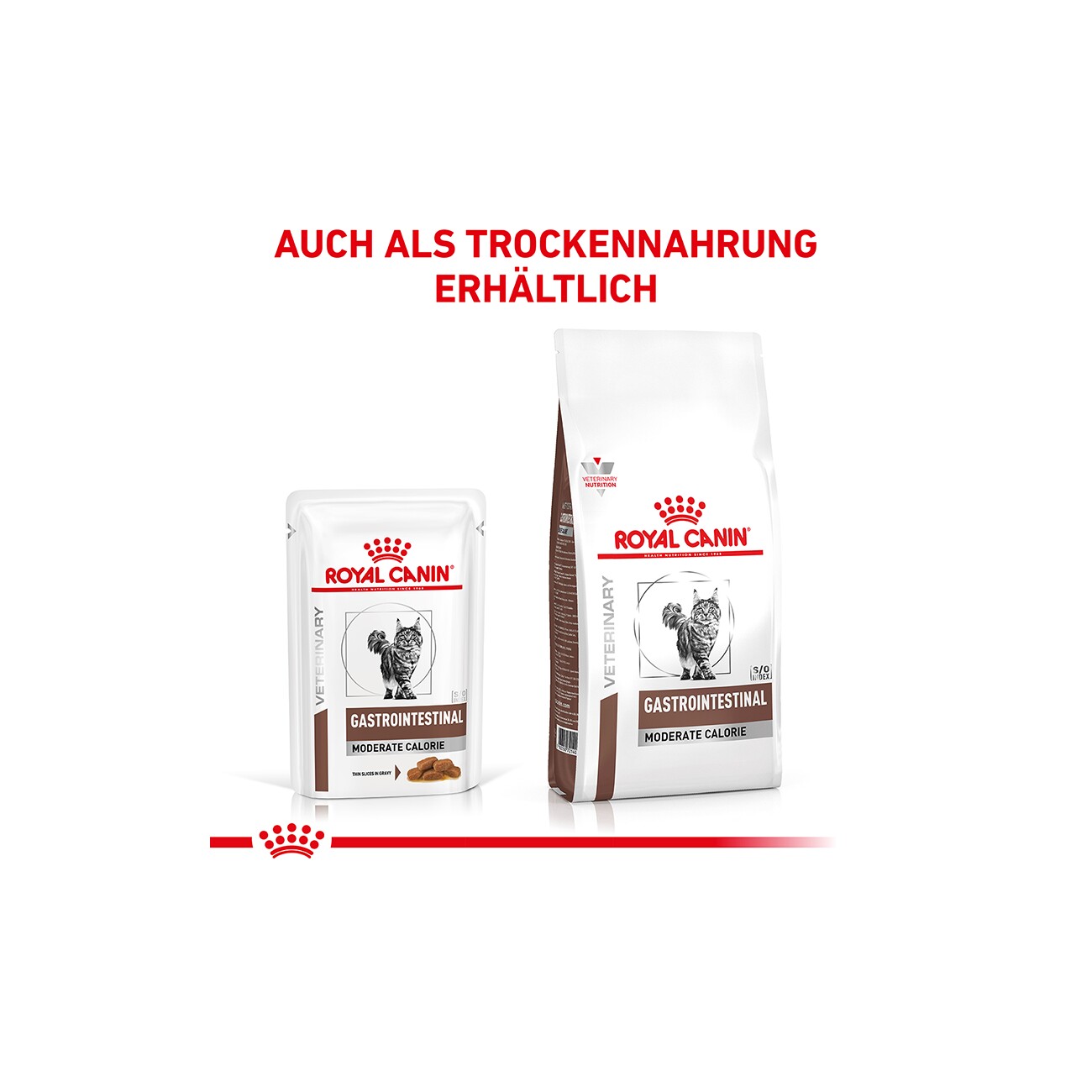 ROYAL CANIN Veterinary Gastrointestinal Moderate Calorie, in Soße 12x85g