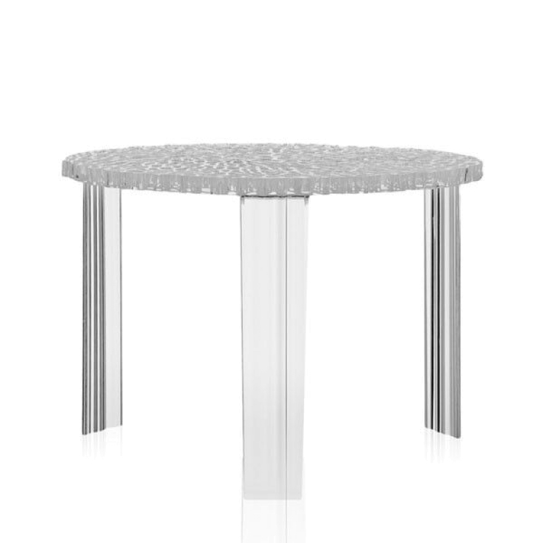 Kartell T-Table salontafel  kristal medium