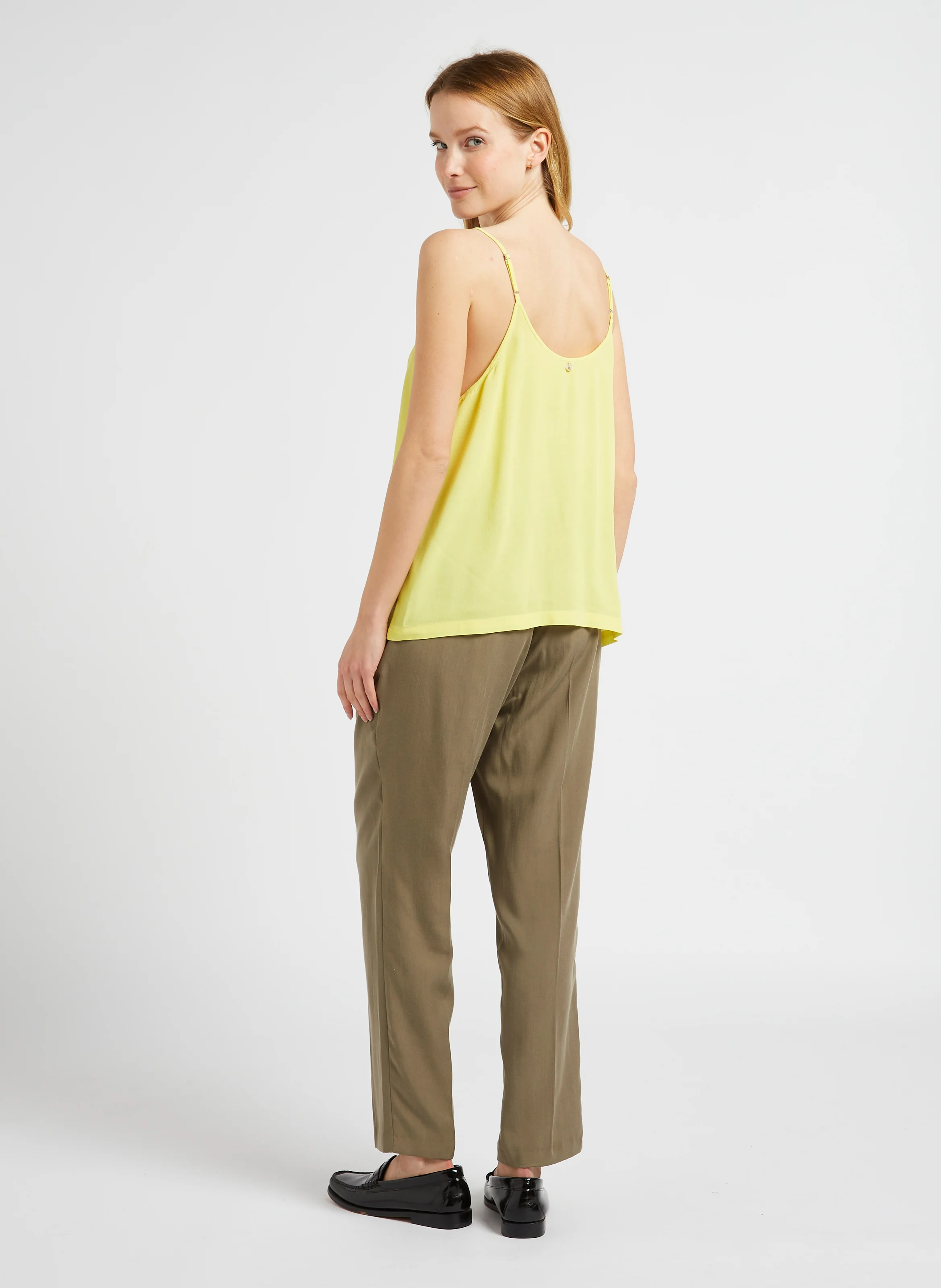 PACHA - Pantalon fluide à pinces | Vert