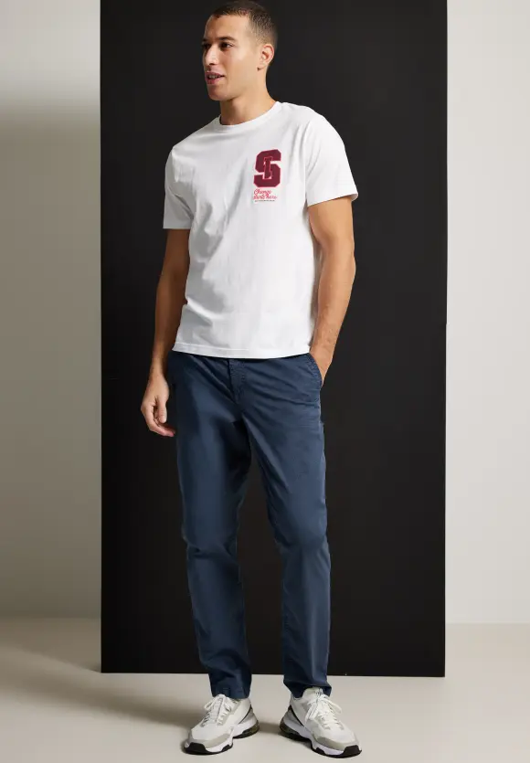 Regular Fit Chino - dark smoky blue