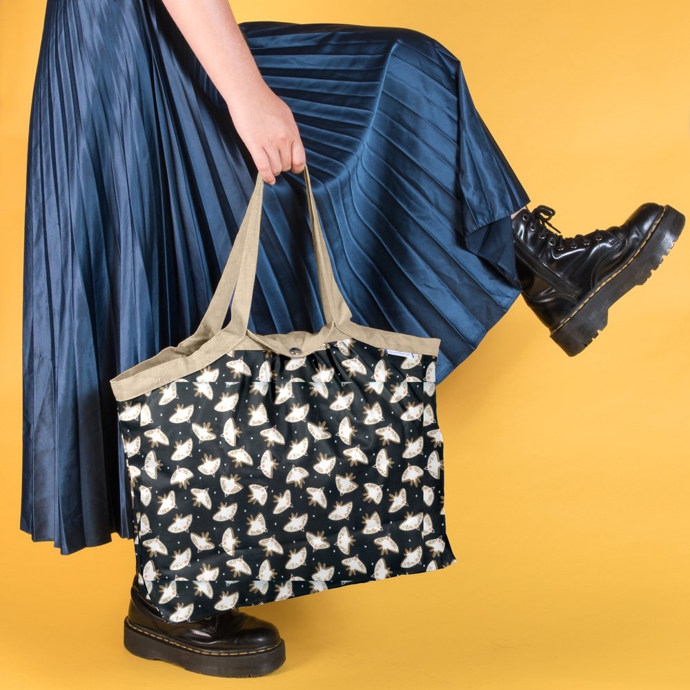 Sac Cabas Taille Moyenne Plissé Envolée Sauvage