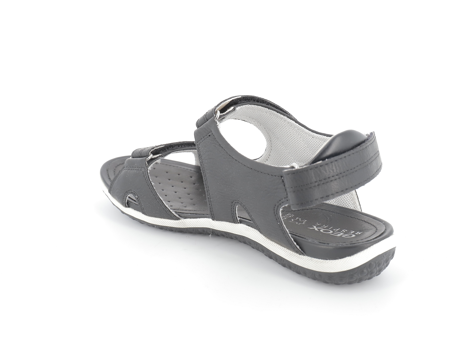 Geox-SANDALE D VEGA D52R6A Cuir Noir