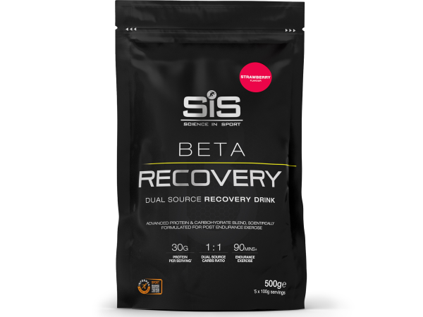 SIS Beta Fuel Jordbær Recovery, 500g