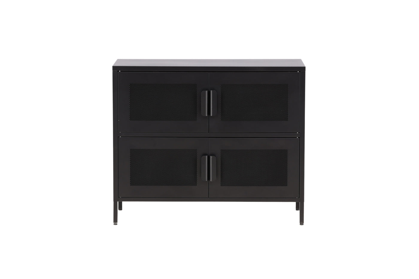 FjÃ´rd - Dressoir Zwart 90cm - Metaal - Nett