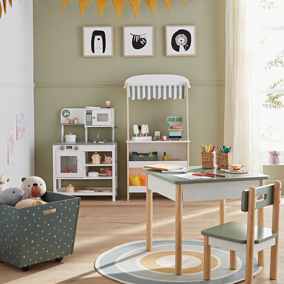 LA REDOUTE INTERIEURS<br>Moldura infantil com motivo urso, Cléo
