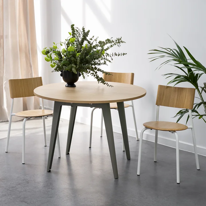 TipToe - NEW MODERN Esstisch Ø 110 cm, Eiche natur