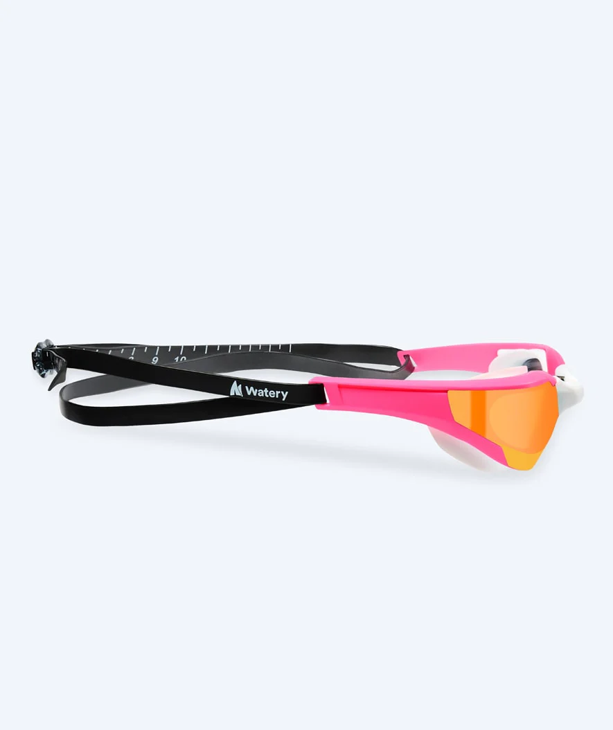 Watery svømmebriller - Instinct Elite Mirror - Pink/guld