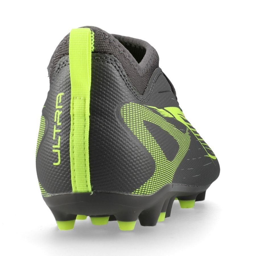 PUMA Ultra 5 Match MG Audacity - Matte Aged Silver/Jaune/Argenté Enfant