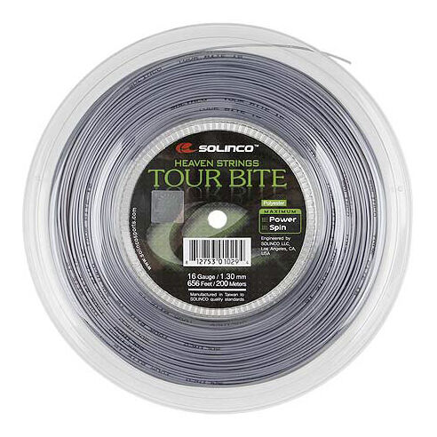 Solinco Tour Bite Bobine Cordage 100m - Argent