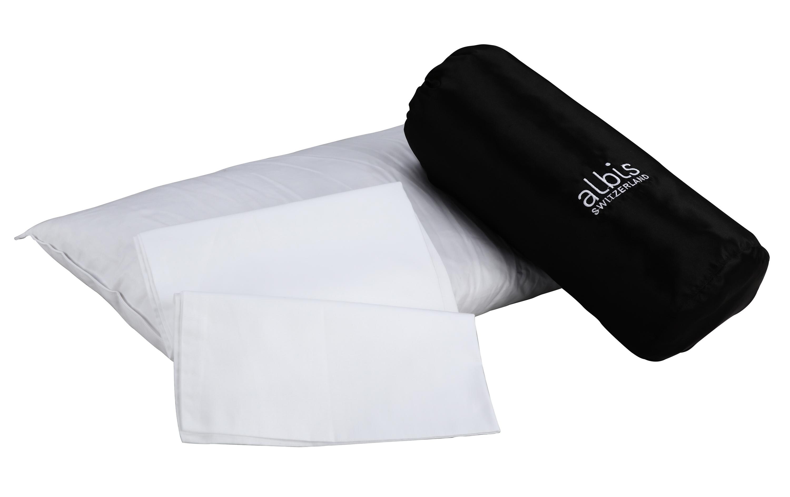 Reisekissen Viaggio Comfort 40 cm x 60 cmReisekissen mit Satin-Bettwäschebezug