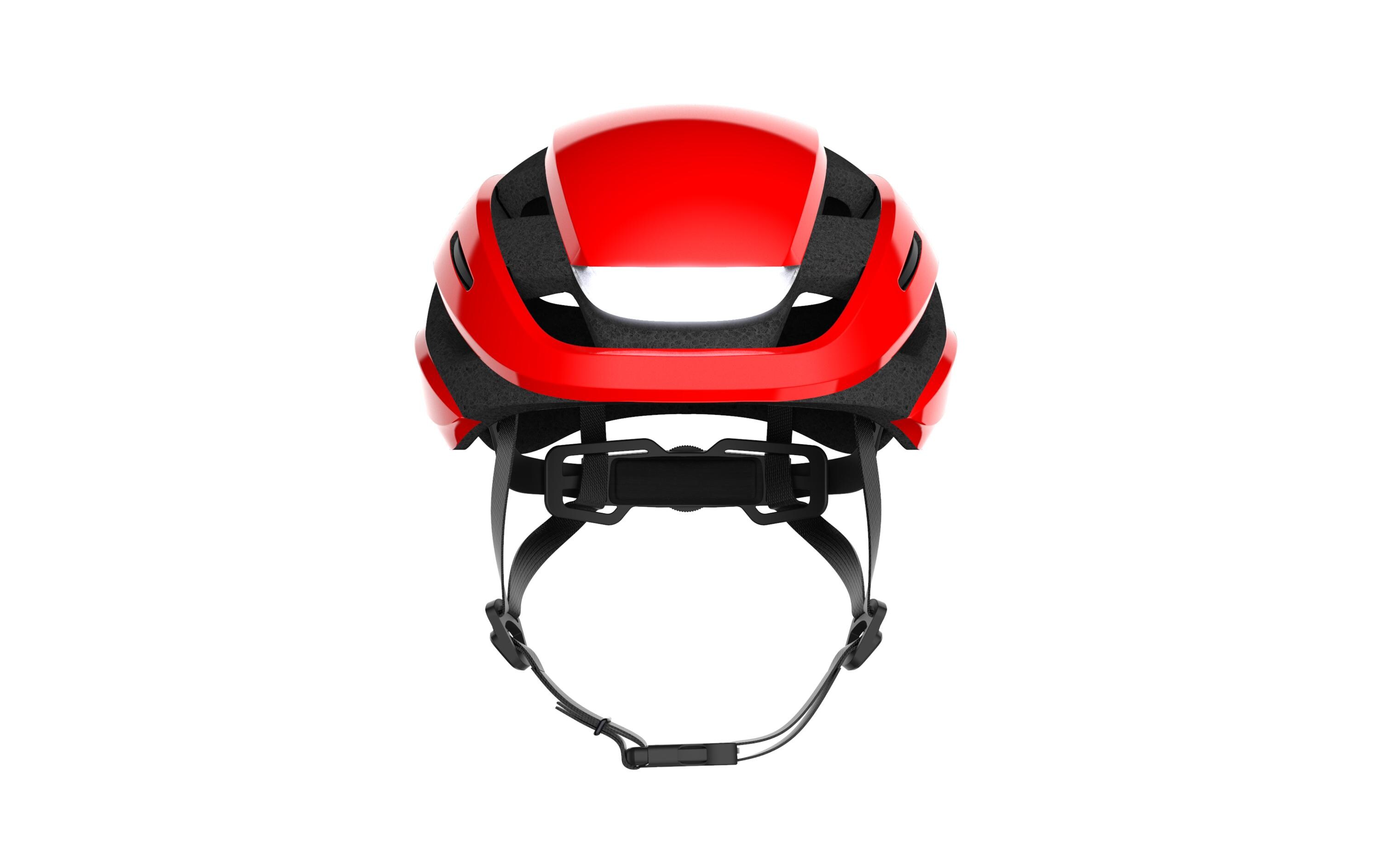Helm Ultra 54-61 cm, Red<br>City-Velohelm mit integriertem Licht