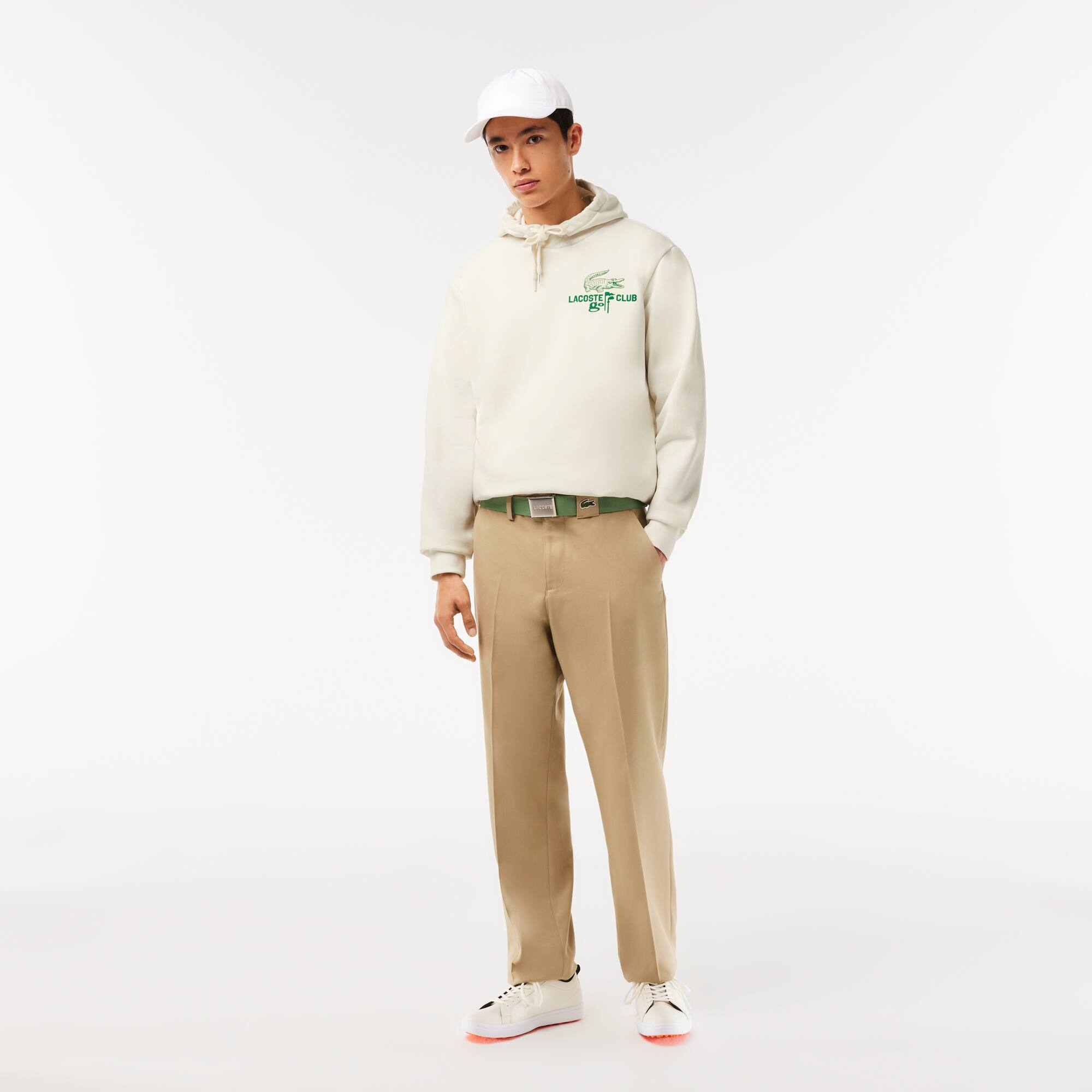 Sweatshirt à capuche homme Lacoste Golf relaxed fit Sweatshirts - Blanc - Lacoste - Homme