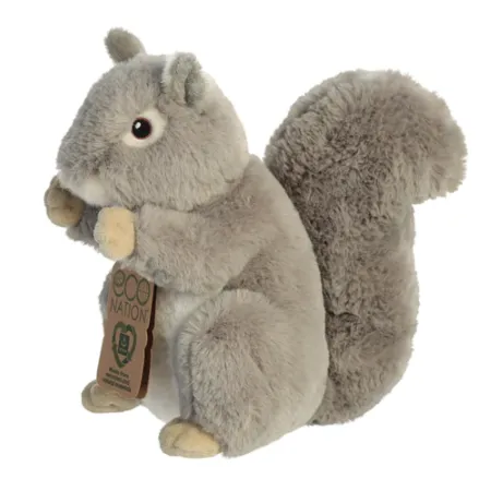 Aurora Eco Nation Eichhörnchen, grau-weiß, 20.32 cm