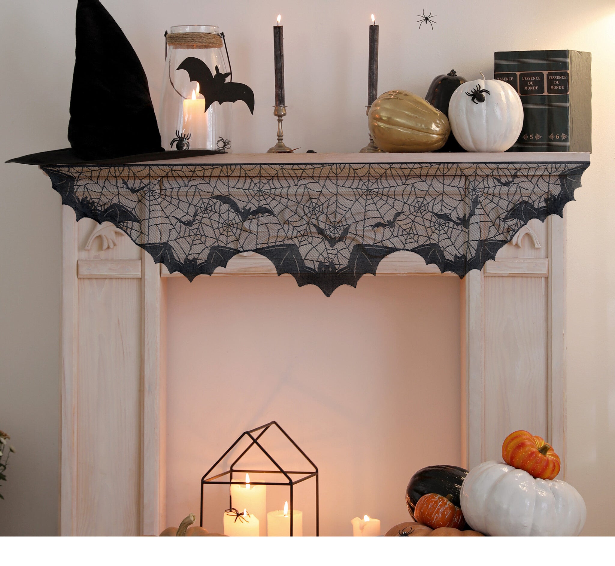 Halloween Gordijn Vleermuizen 2m
