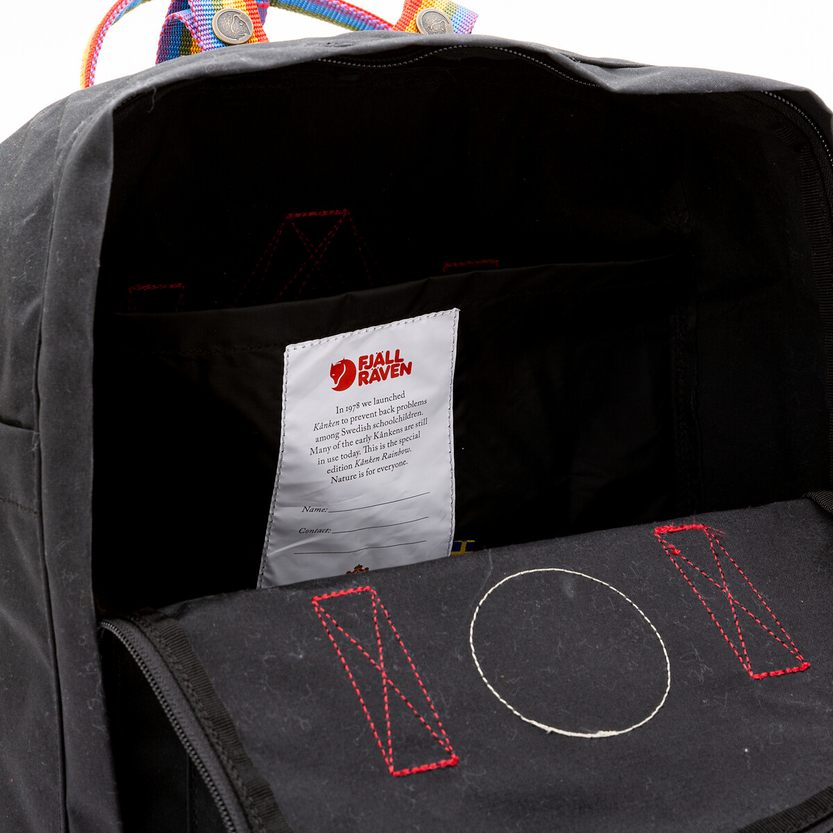Mochila com zíper FJALLRAVEN Känken de 16 litros