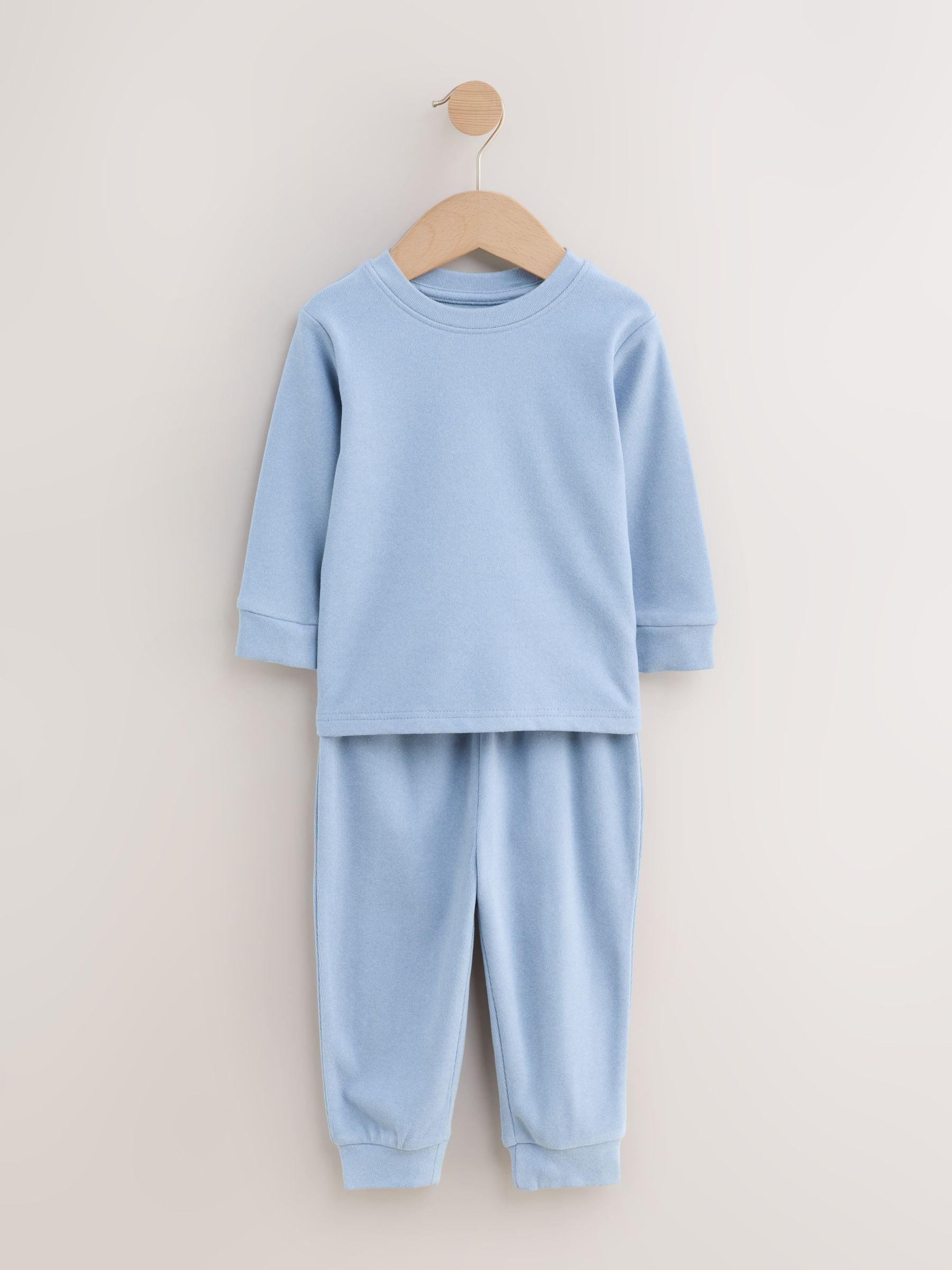 Blauw/marineblauw/grijs - Verpakking van 3 relaxed fit pyjama's (9mnd-12jr)