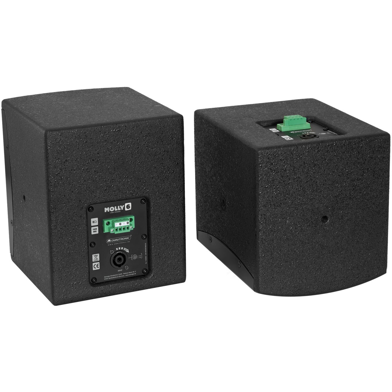 Omnitronic Molly-6 Top passieve satellieten voor Molly-12A zwart (2 stuks)
