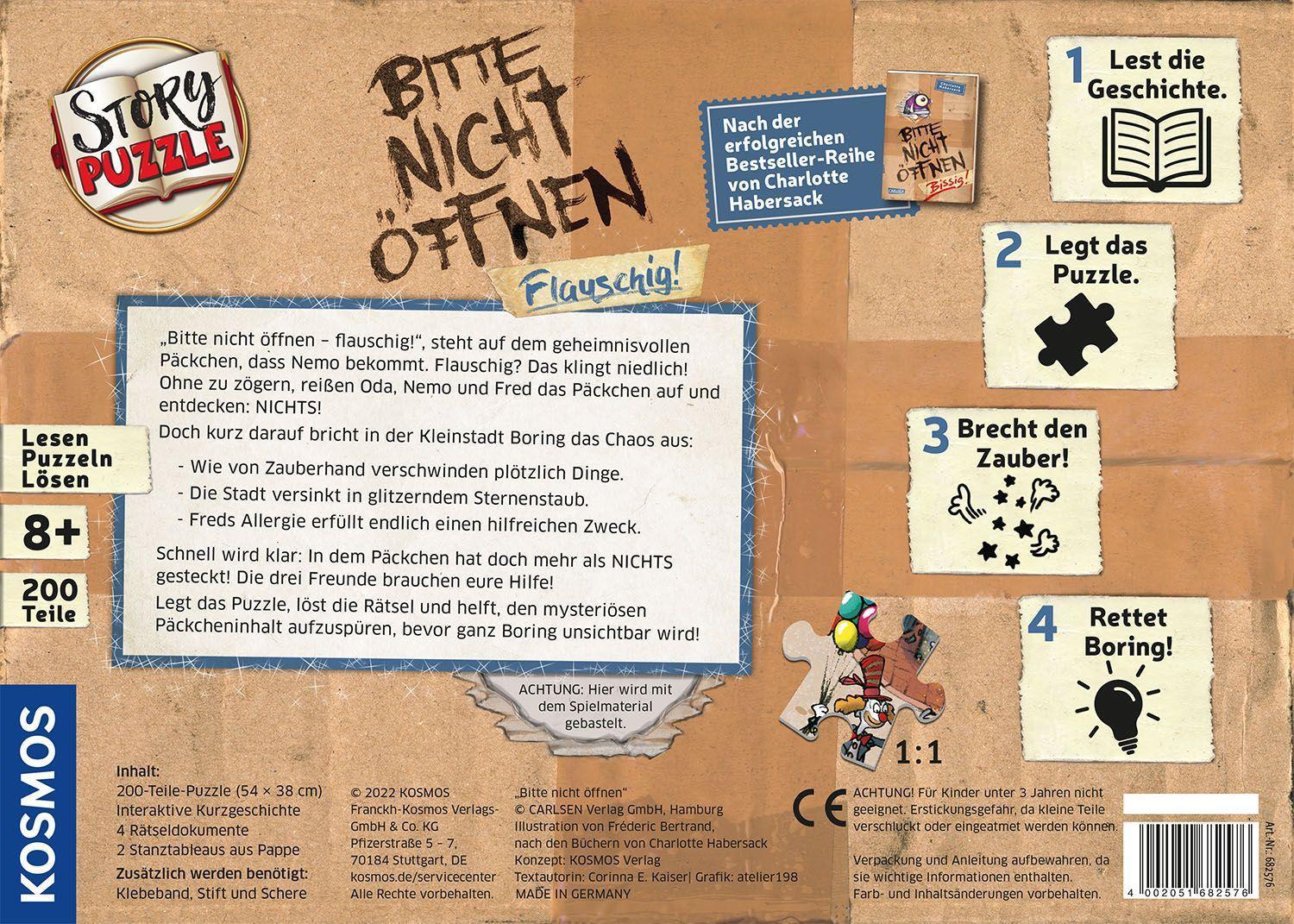 Puzzle STORYPUZZLE BITTE NICHT ÖFFNEN