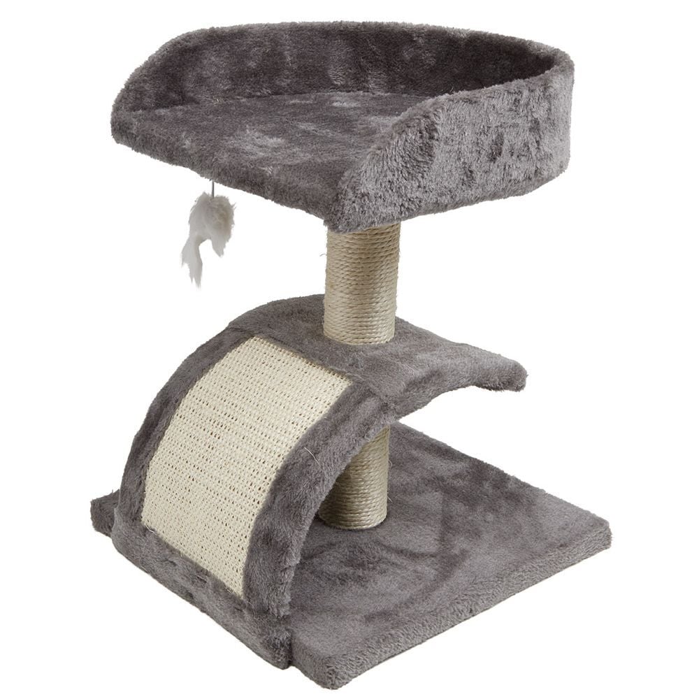 Arbre à chat avec grattoir et souris